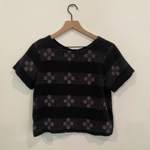 Ace & Jig Ollie Tee in Licorice, Size XS